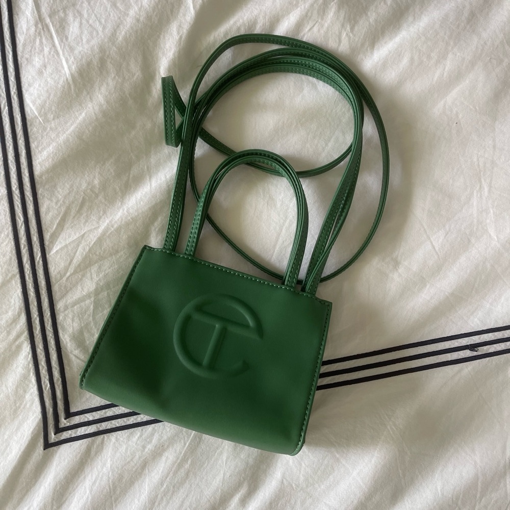 Small Green Telfar Shopping Bag